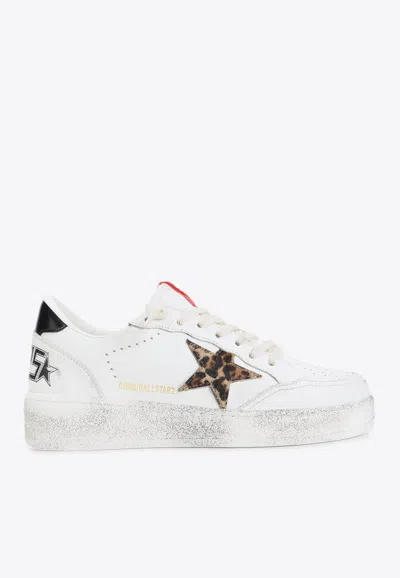 Golden Goose Db Ballstar Low-top Sneakers In White