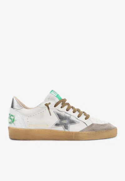 Golden Goose Db Ballstar Low-top Sneakers In White
