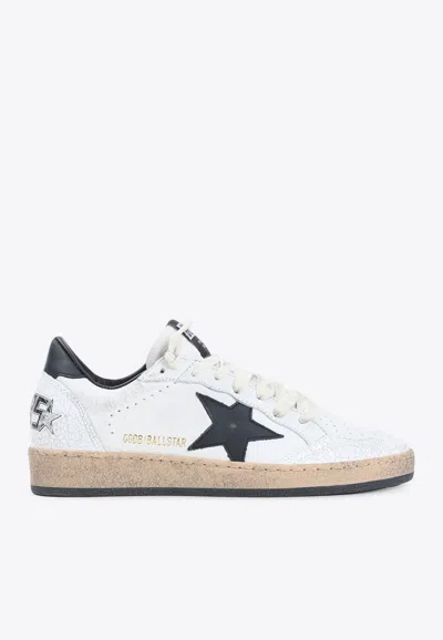 Golden Goose Db Ballstar Low-top Sneakers In White