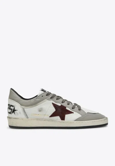 Golden Goose Db Ball-star Low-top Sneakers In White