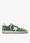 Golden Goose Db Ball Star Low-top Sneakers In Green