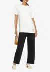 Golden Goose Db Crystal Neck T-shirt In White