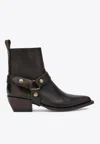 Golden Goose Db Debbie Leather Ankle Boot In Brown