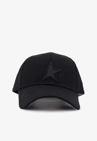 Golden Goose Db Demos Logo Patch Baseball Cap In Black