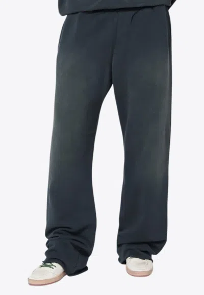 Golden Goose Db Distressed Faded Track Pants In Black