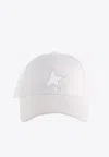 Golden Goose Db Embroidered Star Baseball Cap In White