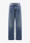 Golden Goose Db Essential Straight-leg Jeans In Blue