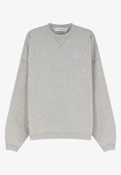 Golden Goose Db Golden Print Sweatshirt In Gray