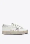 Golden Goose Db Hi-star Leather Low-top Sneakers In White