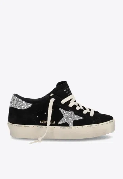 Golden Goose Db Hi-star Suede Sneakers In Black