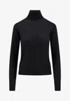 Golden Goose Db High-neck Wool Sweater In Black