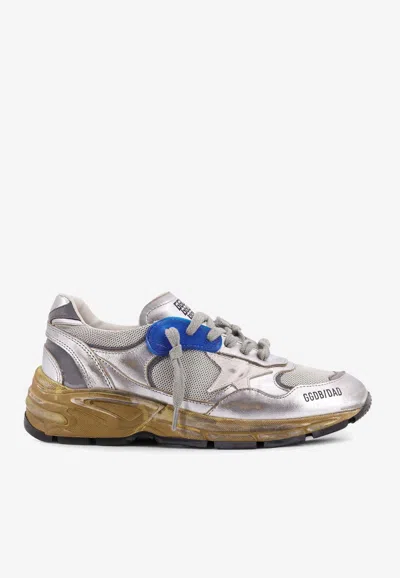 Golden Goose Db Leather Low-top Sneakers In Metallic
