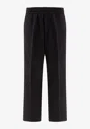 Golden Goose Db Lennon Wool Tailored Pants In Black