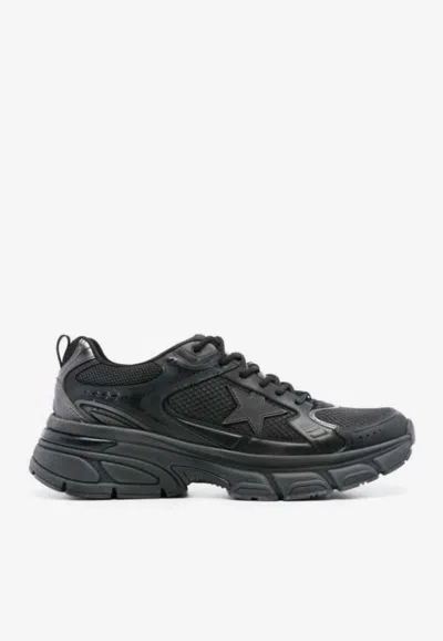 Golden Goose Db Lightstar Low-top Running Sneakers In Black