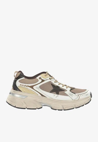 Golden Goose Db Lightstar Low-top Sneakers In Silver
