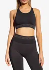 Golden Goose Db Logo-motif Sports Bra In Black