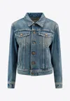 Golden Goose Db Logo Patch Denim Jacket
