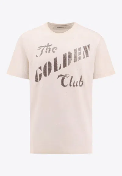 Golden Goose Db Logo Print Crewneck T-shirt