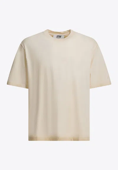 Golden Goose Db Logo-printed Crewneck T-shirt In Neutral