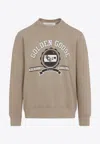 Golden Goose Db Logo-printed Pullover Sweatshirt In Neutral