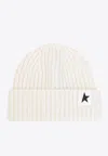 Golden Goose Db Logo Wool Beanie