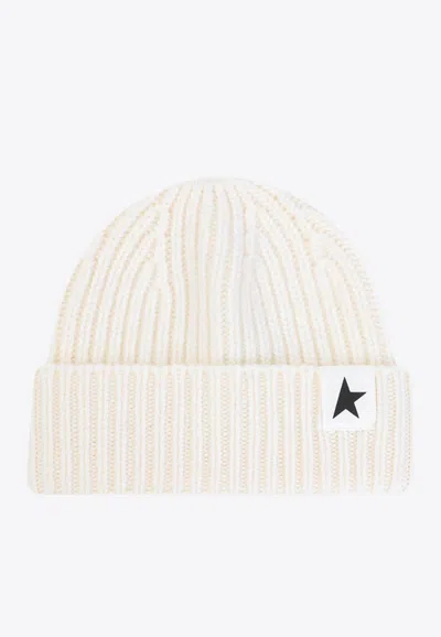 Golden Goose Db Logo Wool Beanie