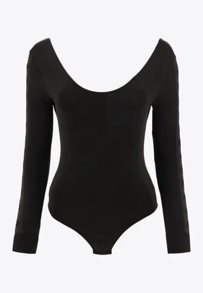 Golden Goose Db Low-back Bodysuit In Black