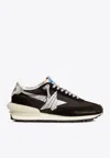 Golden Goose Db Marathon Nylon And Suede Sneakers In Black