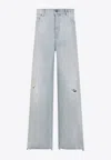 Golden Goose Db Melody Boyfriend Jeans In Blue