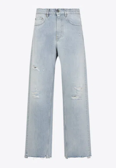 Golden Goose Db Morgan Straight-leg Jeans In Blue