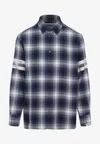 Golden Goose Db Nolwenn Checked Long-sleeved Shirt In Multicolor