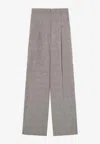 Golden Goose Db Prince Of Wales Wool Tailored Pants In Gray