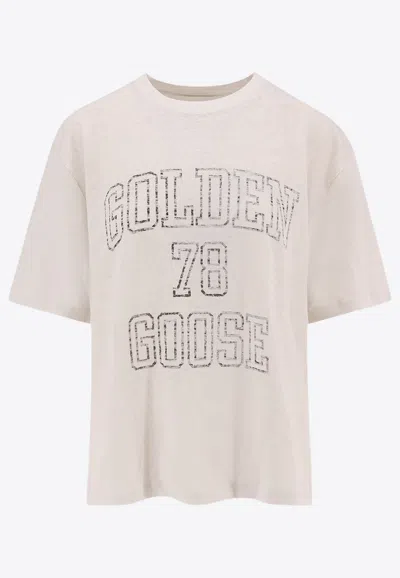 Golden Goose Db Printed Linen T-shirt