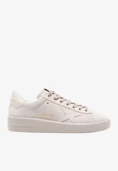 Golden Goose Db Purestar Suede Low-top Sneakers In Multi