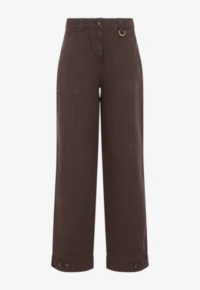 Golden Goose Db Raphaela Workwear Pants In Brown