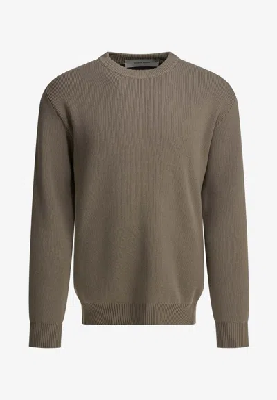 Golden Goose Db Reversed Golden Sweater In Brown