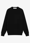 Golden Goose Db Reversed Golden Sweatshirt In Black