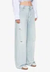 Golden Goose Db Ripped Boyfriend Jeans In Blue
