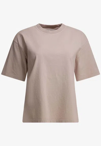 Golden Goose Db Short-sleeved Crewneck T-shirt In Neutral