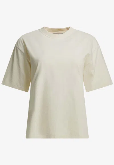 Golden Goose Db Short-sleeved Crewneck T-shirt In Neutral
