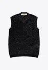 Golden Goose Db Sleeveless V-neck Sweater