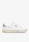 Golden Goose Db Soul Star Low-top Sneakers In Distressed Leather In White