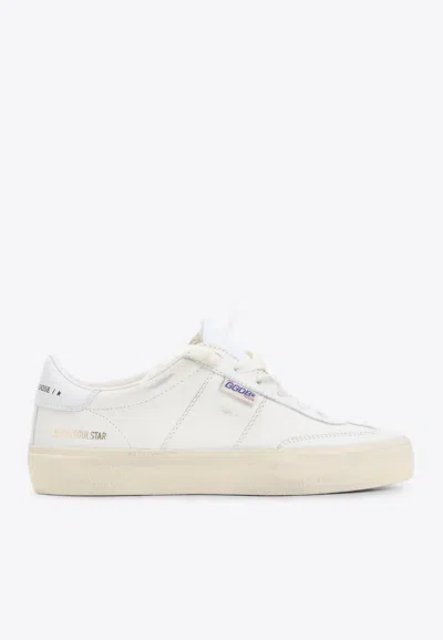 Golden Goose Db Soulstar Leather Low-top Sneakers In White