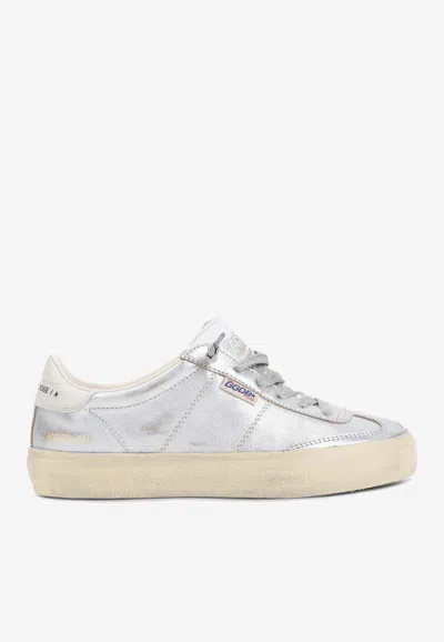 Golden Goose Db Soulstar Low-top Sneakers In Silver