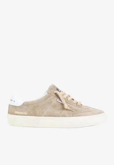 Golden Goose Db Soulstar Suede Low-top Sneakers In Neutral