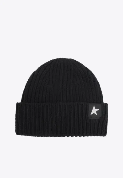 Golden Goose Db Star Logo Wool Beanie