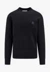 Golden Goose Db Star Print Crewneck Sweatshirt In Black