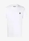 Golden Goose Db Star Print Short-sleeved T-shirt In White