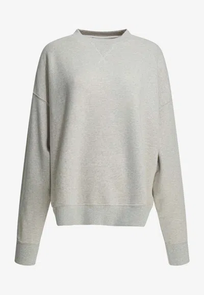 Golden Goose Db Star Print Sweatshirt In Gray