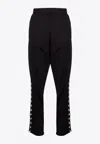 Golden Goose Db Star Print Track Pants In Black